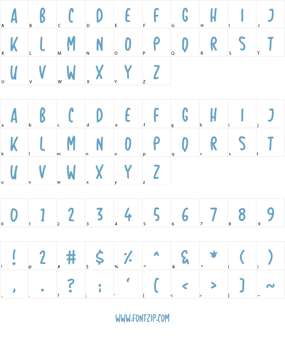 Simply Be Font Character